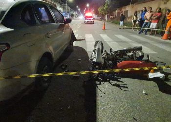 Jovem de 27 anos morre após colidir motocicleta com Fiat Siena, no Bairro Boa Vista