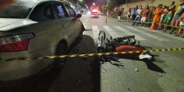 Jovem de 27 anos morre após colidir motocicleta com Fiat Siena, no Bairro Boa Vista