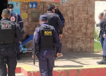 Paciente psiquiátrico com faca é contido pela Guarda Civil Municipal em Mossoró (RN)