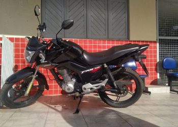 PM recupera moto tomada em assalto na manhã de hoje