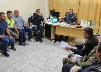 Agentes discutem sistema de segurança para o Mossoró Cidade Junina 2022
