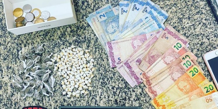 Polícia apreende adolescente com drogas e dinheiro fracionado no bairro Planalto, em Mossoró