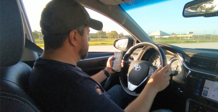 Autuações por uso de celular ao volante aumenta em mais de 250% no RN