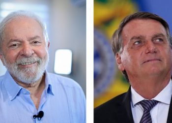 Pesquisa mostra Lula com 44% de intenção de votos e Bolsonaro com 31%