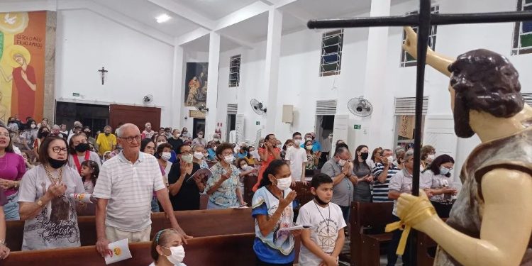 Igreja celebra festa de São João Batista 2022 em Mossoró
