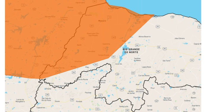 Vai ter Pingo de chuva? Inmet emite alertas laranja para Mossoró