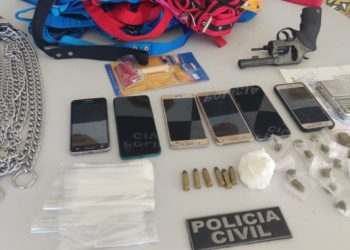 Polícia apreende adolescente por tráfico de drogas, posse ilegal de arma e receptação