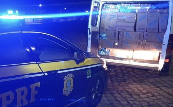 Carga de cigarro avaliada em mais de 150 mil reais é apreendida em Mossoró