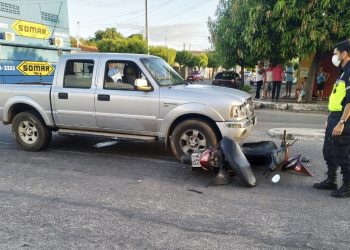 Apresentador do Ronda Policial sofre acidente e é socorrido pelo SAMU