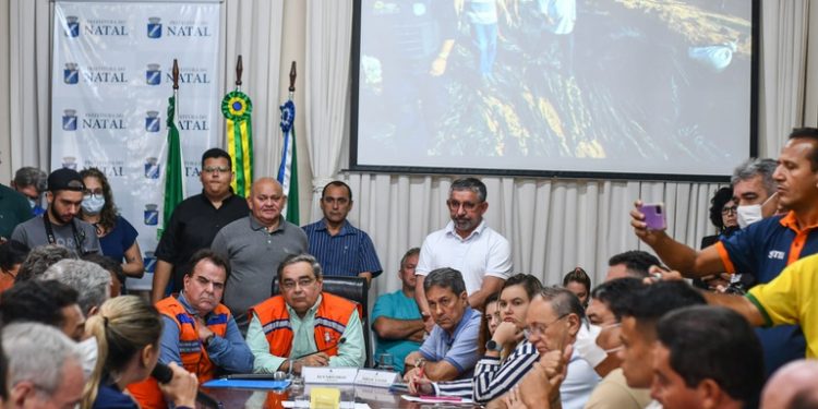 Defesa Civil Nacional instala gabinete no RN para orientar municípios afetados pelas chuvas