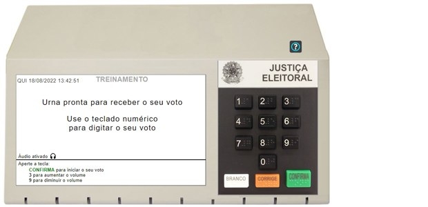 Eleitores podem treinar voto em simulador virtual do TSE