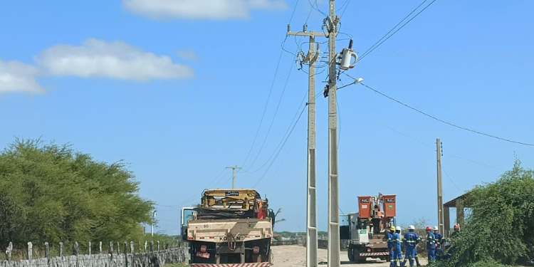 Furto de cabos deixa comunidade da zona rural de Grossos sem energia