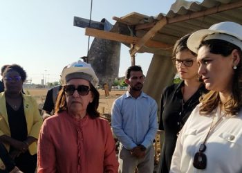 Ministra visita obras da Casa da Mulher Brasileira em Mossoró