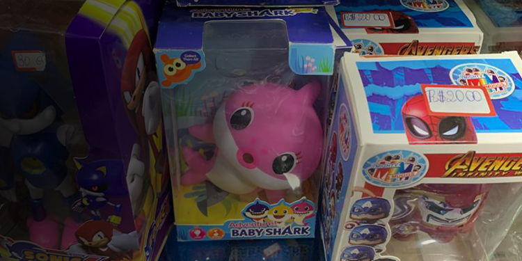 Polícia realiza operação de combate a comercialização de brinquedos e roupas falsificadas no RN