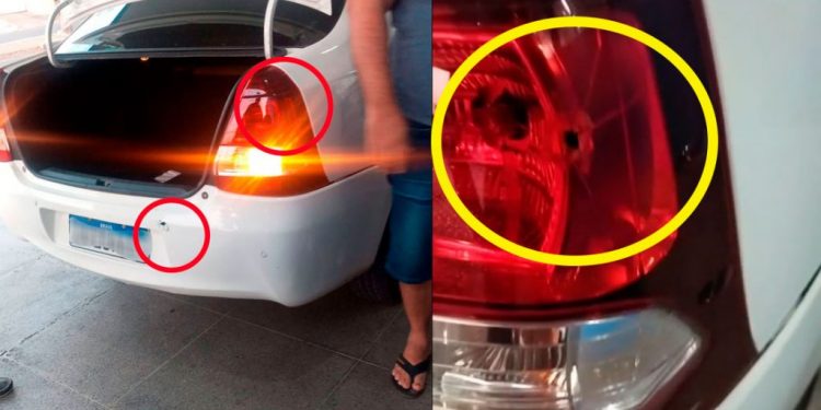 Ronda Policial: Carro de motorista de aplicativo é atingido e passageira é baleada de raspão