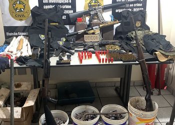 Polícia deflagra operação e apreende quatro fuzis de guerra em cidade do RN