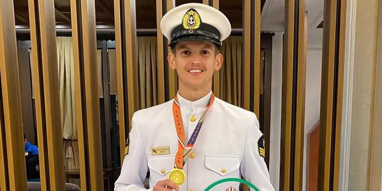 Paulo Ricardo é campeão Mundial Militar