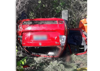 Acidente deixa uma pessoa morta e outra ferida em Marcelino Vieira