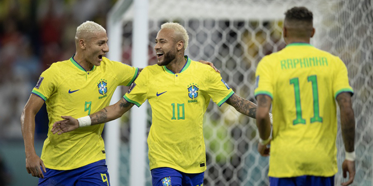 Brasil bate Coreia por 4 x 1 e enfrenta Croácia na próxima sexta