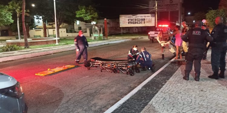 Mulher é baleada em frente ao Museu Municipal, no Centro de Mossoró