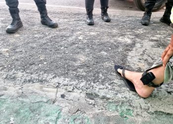 Polícia Penal realiza fiscalização de monitorados com tornozeleiras eletrônicas em Brejinho