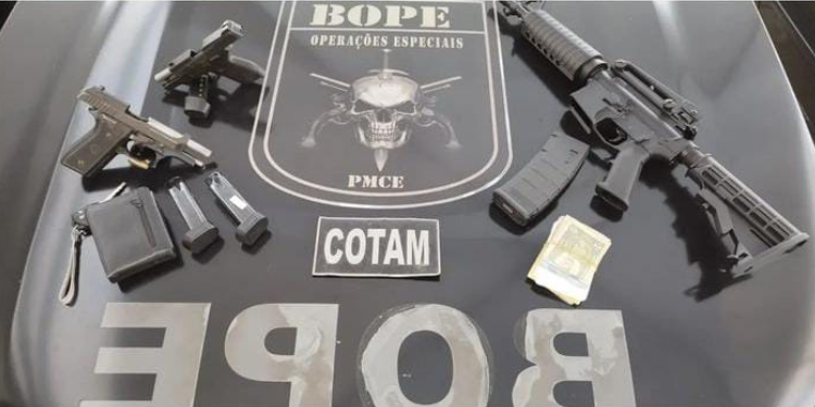 Armas são roubadas em casa de praia em Tibau