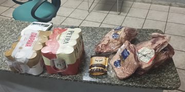 Homem é preso suspeito de tentar furtar carne e cerveja em Mossoró