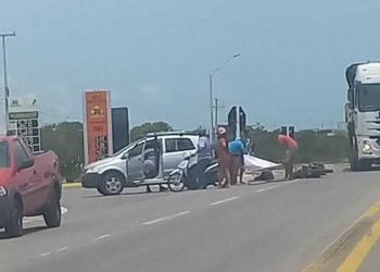 Homem morre em acidente na BR 304