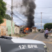 Novo ataque criminoso: caminhão da Caern é incendiado em Mossoró