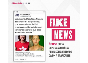 Justiça determina que site retire do ar notícia falsa sobre Natália Bonavides