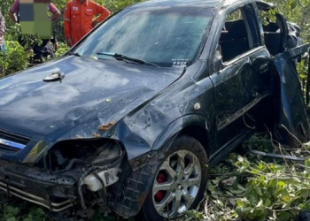 Grave acidente na BR 405 deixa um morto e outro ferido