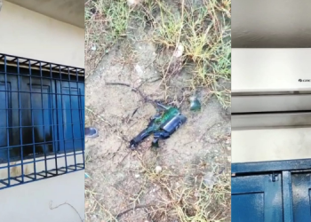 Prédio da Caern é alvo de tentativa de incêndio no Bairro Alto de São Manoel