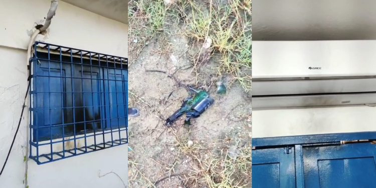 Prédio da Caern é alvo de tentativa de incêndio no Bairro Alto de São Manoel