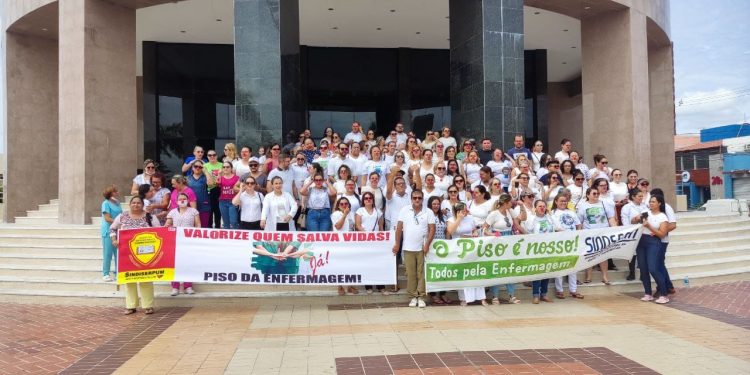 Profissionais da enfermagem reivindicam piso em Mossoró; “Não somos invisíveis”