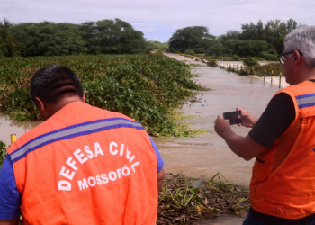 Defesa Civil monitora nível do Rio Mossoró e orienta população ribeirinha