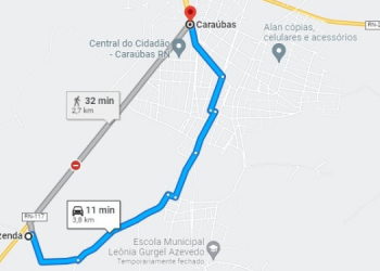 Prefeitura estabelece acesso alternativo para trecho da RN-117 arrastado pela chuva; confira