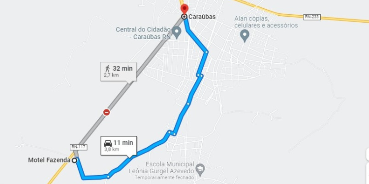 Prefeitura estabelece acesso alternativo para trecho da RN-117 arrastado pela chuva; confira