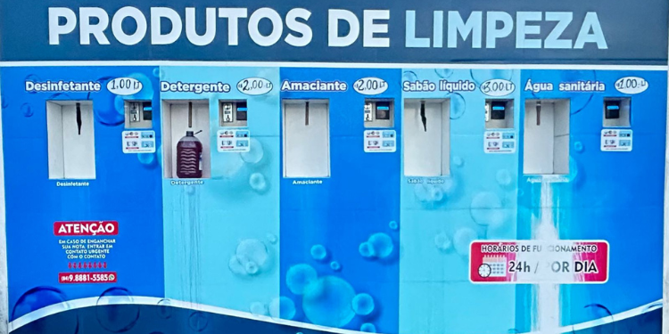 “Chafariz da limpeza”: venda criativa de produtos de limpeza faz sucesso em Mossoró