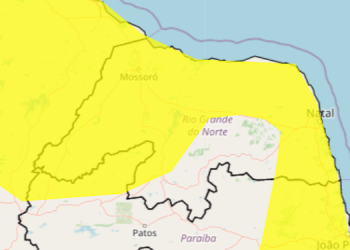 Inmet emite alerta de chuvas intensas para o RN