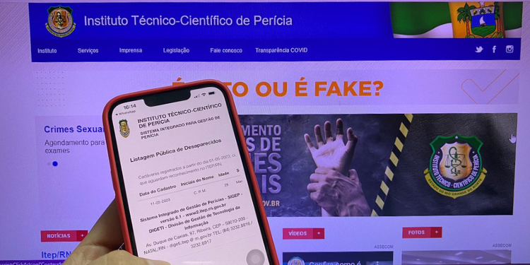Itep lança novo recurso para auxiliar na busca por pessoas desaparecidas