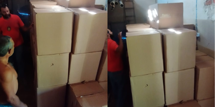 Dupla é presa por suspeita de contrabandear cigarros em Pau dos Ferros