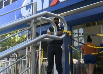 Homem é preso tentando aplicar golpe em agência bancária