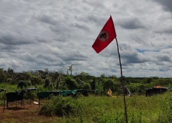 500 famílias ocupam terreno às margens da BR-405 em Mossoró