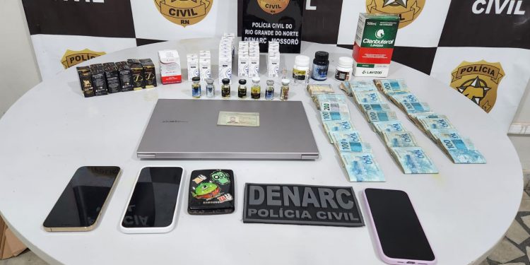 Operação da polícia combate venda ilegal de anabolizantes em Mossoró