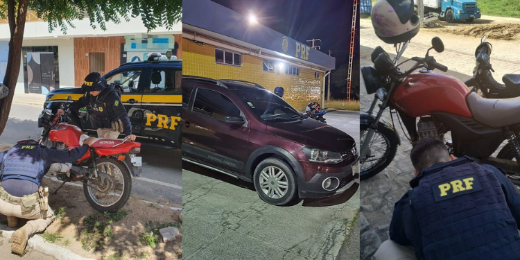 Três homens são presos com veículos roubados no RN