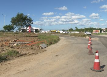 Obra da rotatória do Thermas deve ser concluída em agosto, afirma Dnit