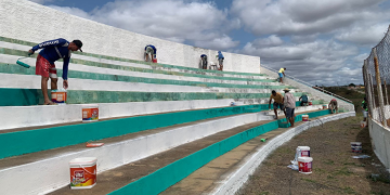 Assuenses realizam mutirão e revitalizam Estádio Edgarzão