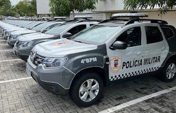 Polícias Civil e Militar recebem nova remessa das 300 viaturas alugadas
