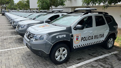 Polícias Civil e Militar recebem nova remessa das 300 viaturas alugadas