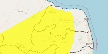 Inmet emite alerta de vendaval e ventos costeiros para o RN